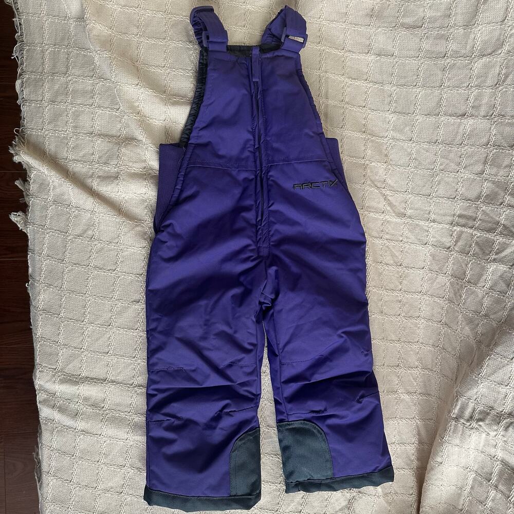 Arctix Overall Snow Ski Water Resistant Zip Bib Suit Pants Pink Toddler 18 m